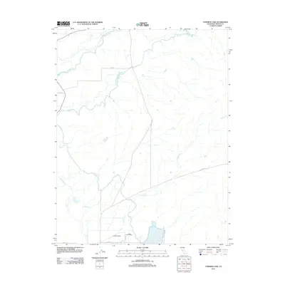 2012 Map of Yosemite Lake, 2012 Print