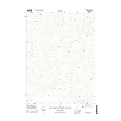 2014 Map of Young Valley, 2014 Print
