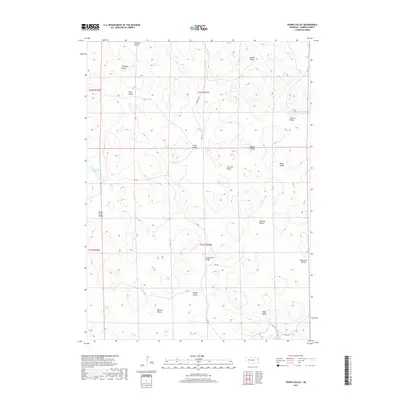 2017 Map of Young Valley, 2017 Print