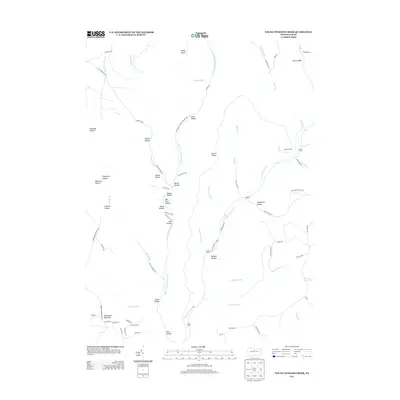 2013 Map of Young Womans Creek, 2013 Print