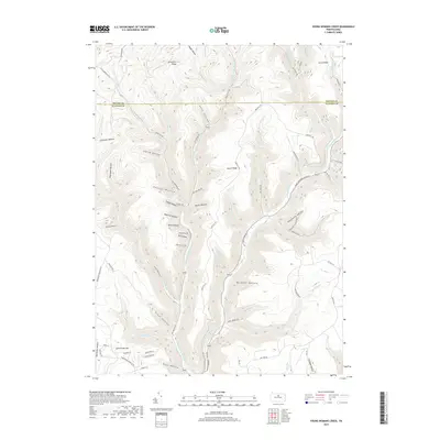2019 Map of Young Womans Creek, 2019 Print