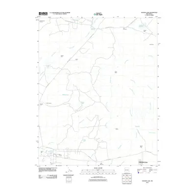 2010 Map of Youngs Lake, 2010 Print