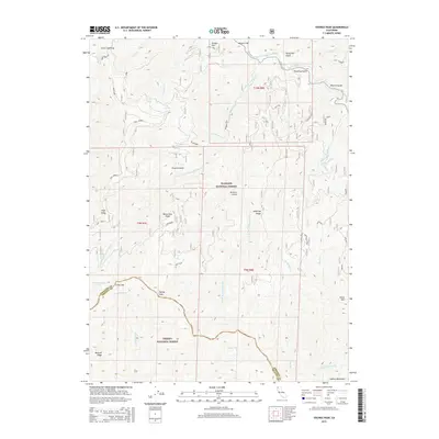 2015 Map of Youngs Peak, 2015 Print