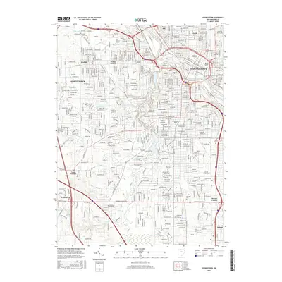 2016 Map of Youngstown, 2016 Print