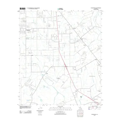 2012 Map of Youngsville, 2012 Print