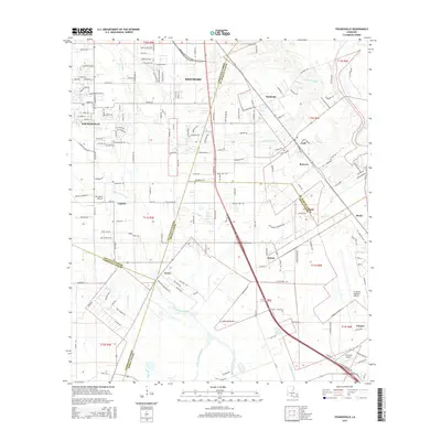 2015 Map of Youngsville, 2015 Print