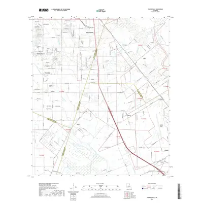 2018 Map of Youngsville, 2018 Print