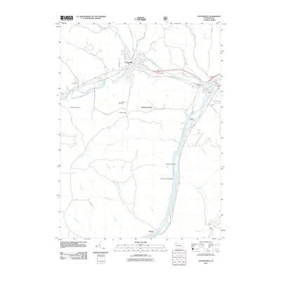2011 Map of Youngsville, 2011 Print