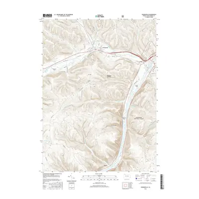 2016 Map of Youngsville, 2016 Print