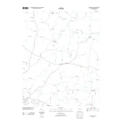 2013 Map of Youngville, 2013 Print