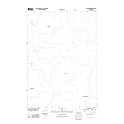 2012 Map of Younts Peak, 2012 Print