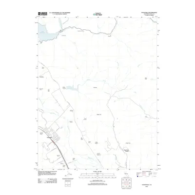 2012 Map of Yountville, 2012 Print