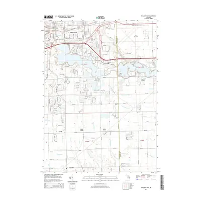 2014 Map of Ypsilanti East, 2014 Print