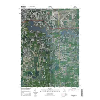 2017 Map of Ypsilanti East, 2017 Print