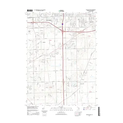 2014 Map of Ypsilanti West, 2014 Print