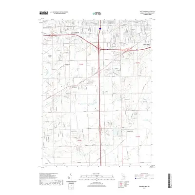 2019 Map of Ypsilanti West, 2019 Print