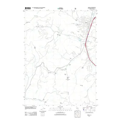 2012 Map of Yreka, 2012 Print