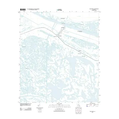 2012 Map of Yscloskey, 2012 Print