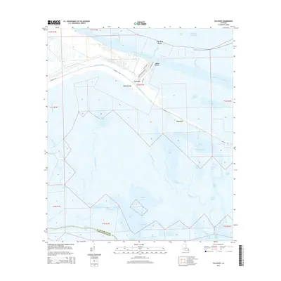 2015 Map of Yscloskey, 2015 Print