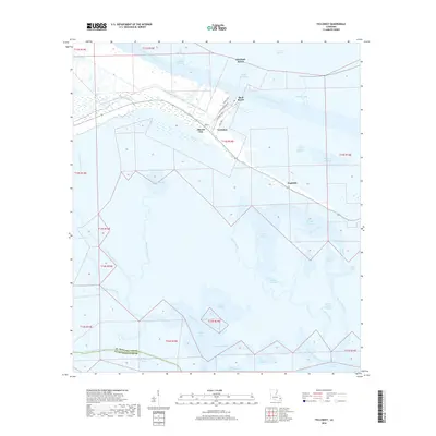 2018 Map of Yscloskey, 2018 Print