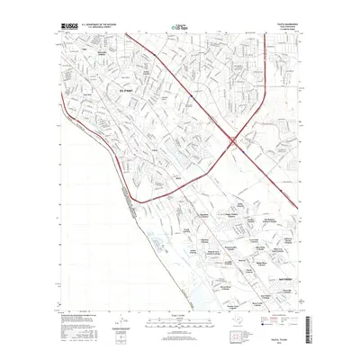 2016 Map of Ysleta, 2016 Print