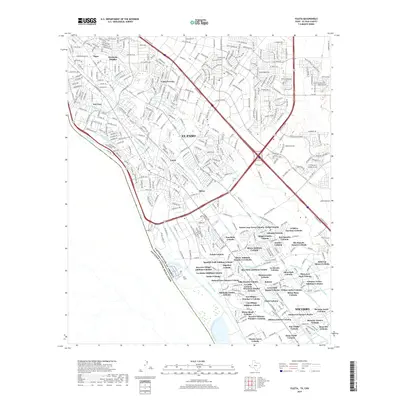 2019 Map of Ysleta, 2019 Print