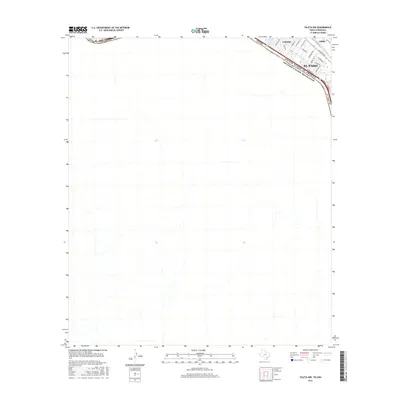 2016 Map of Ysleta NW, 2016 Print