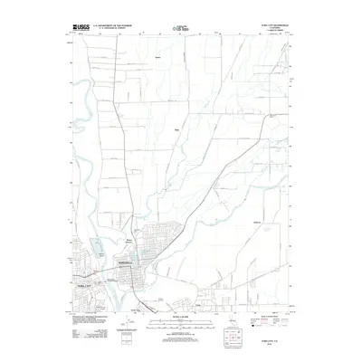 2012 Map of Yuba City, 2012 Print