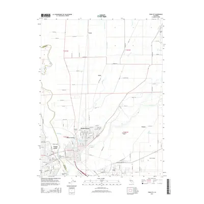 2015 Map of Yuba City, 2015 Print