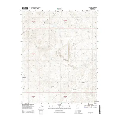 2014 Map of Yucca Hill, 2014 Print