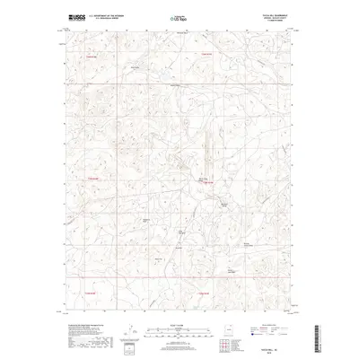 2018 Map of Yucca Hill, 2018 Print