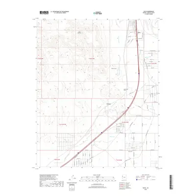 2018 Map of Yucca, 2018 Print