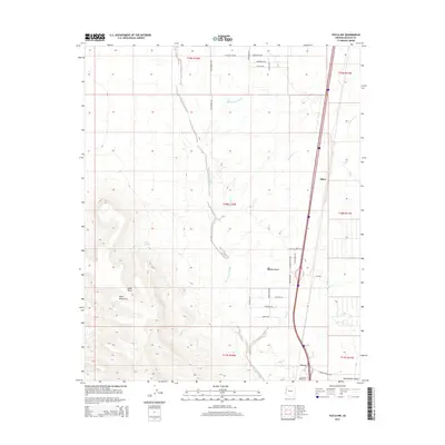 2014 Map of Yucca NW, 2014 Print