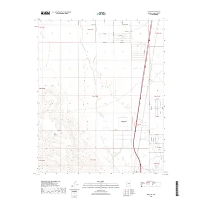 2018 Map of Yucca NW, 2018 Print