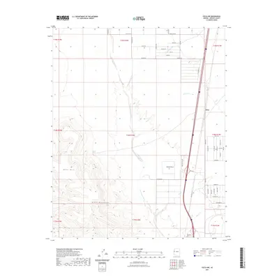 2021 Map of Yucca NW, 2021 Print