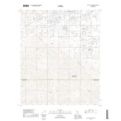 2018 Map of Yucca Valley South, 2018 Print