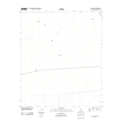 2012 Map of Yuha Basin, 2012 Print