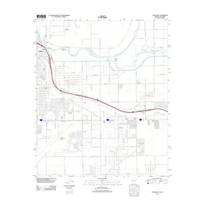 2011 Map of Yuma East, 2011 Print