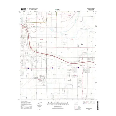 2014 Map of Yuma East, 2014 Print