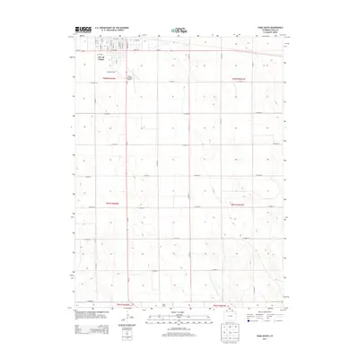 2013 Map of Yuma South, 2013 Print