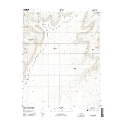 2014 Map of Yunosi Point, 2014 Print