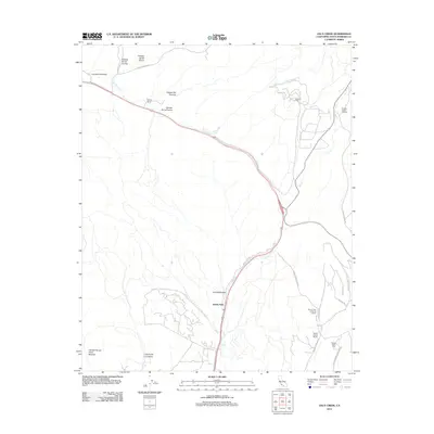2012 Map of Zaca Creek, 2012 Print