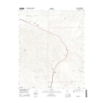 2015 Map of Zaca Creek, 2015 Print