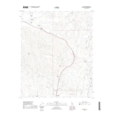2018 Map of Zaca Creek, 2018 Print