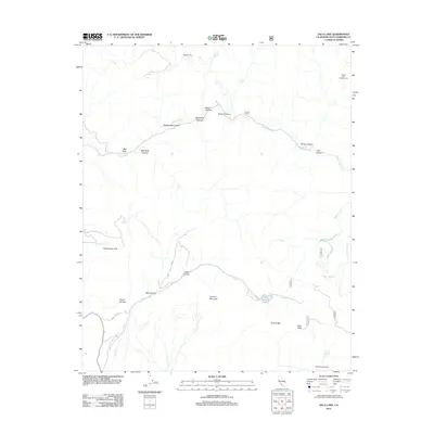 2012 Map of Zaca Lake, 2012 Print