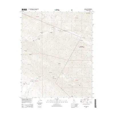 2015 Map of Zaca Lake, 2015 Print