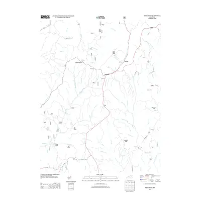 2013 Map of Zachariah, 2013 Print