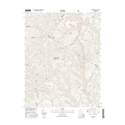 2016 Map of Zachariah, 2016 Print