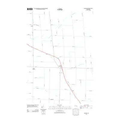 2013 Map of Zachow, 2013 Print