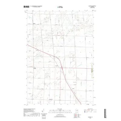 2018 Map of Zachow, 2018 Print